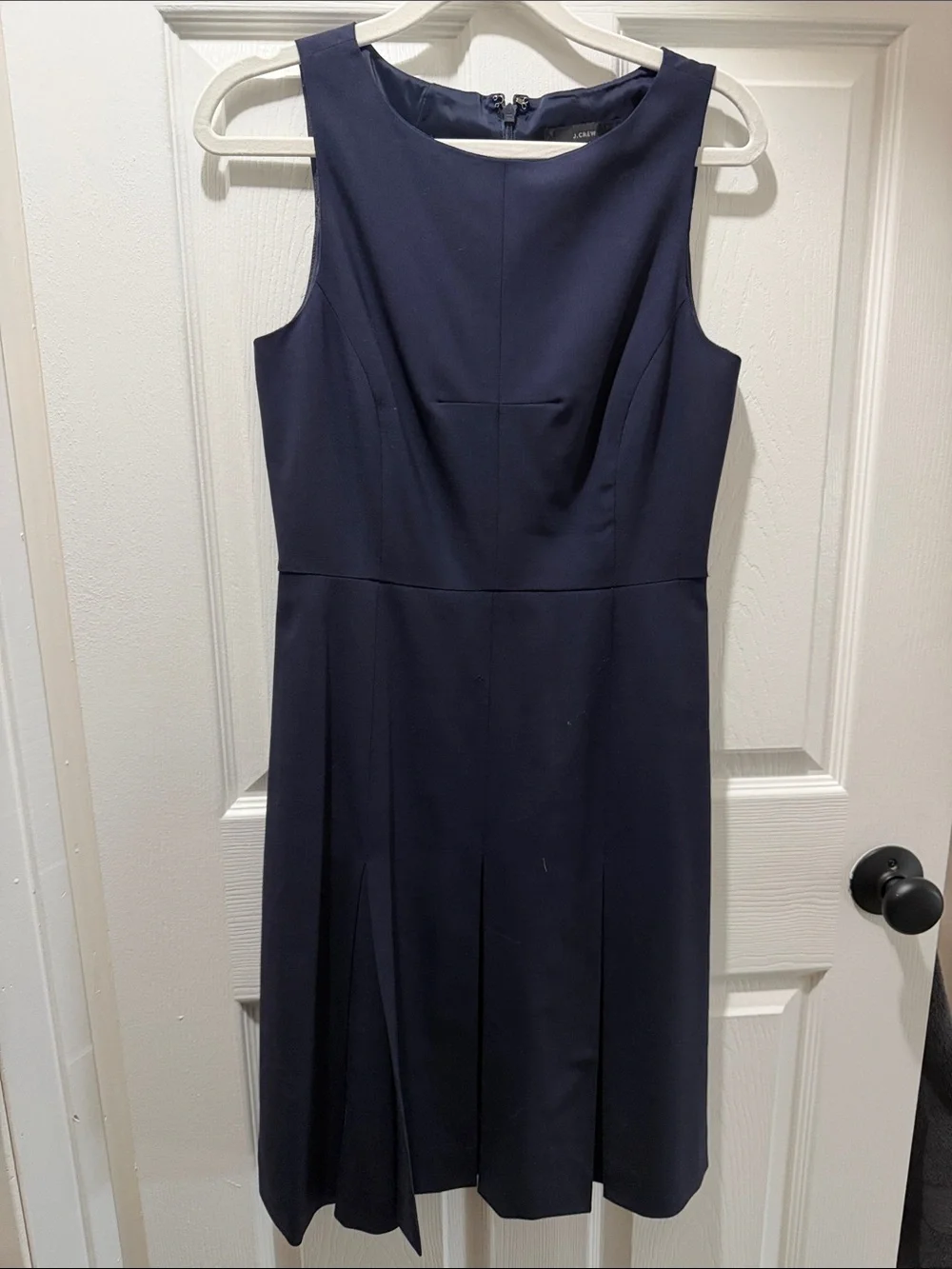 J CREW Navy Sleeveless A-Line Dress